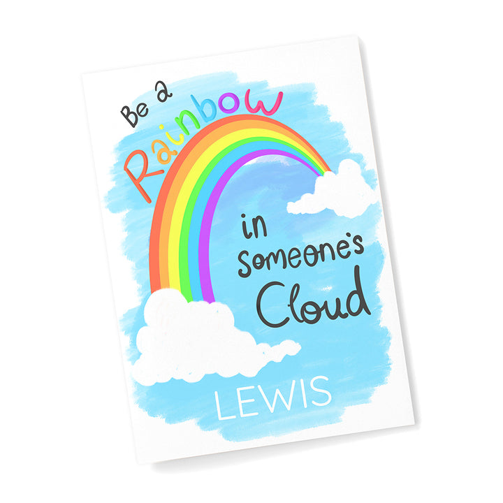 Personalised Be A Rainbow Framed Print