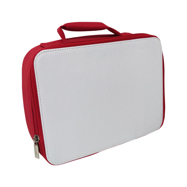 Personalised Photo Red Cooler Lunch Bag