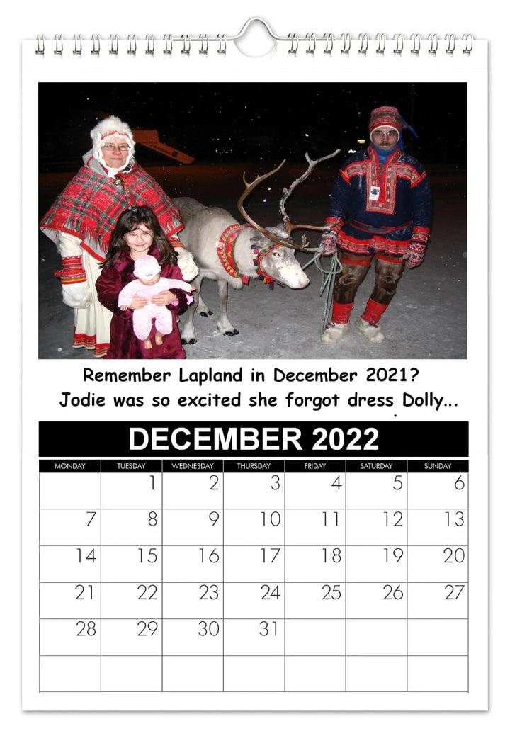 2035 Personalised Photo Calendar