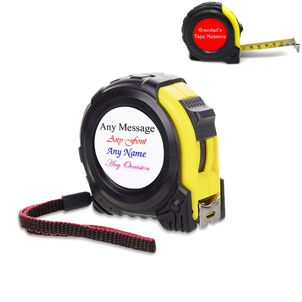 5 Metre Tape Measure, Personalise with Any Message with Any Colour