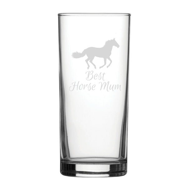 Best Horse Dad - Engraved Novelty Hiball Glass Image 1