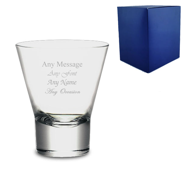 Engraved 340ml Ypsilon Whiskey Glass With Gift Box Image 1