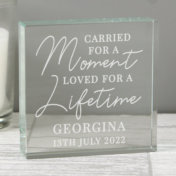 Personalised Carried for a Moment Crystal Token