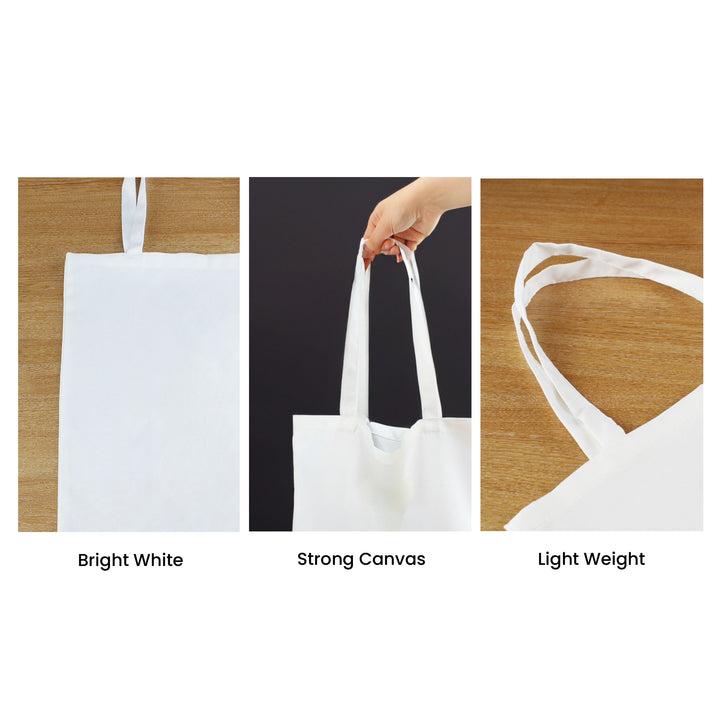 Printed Tote Bag, Any Message, Any Colour, Short Handled, 38x40cm Image 7