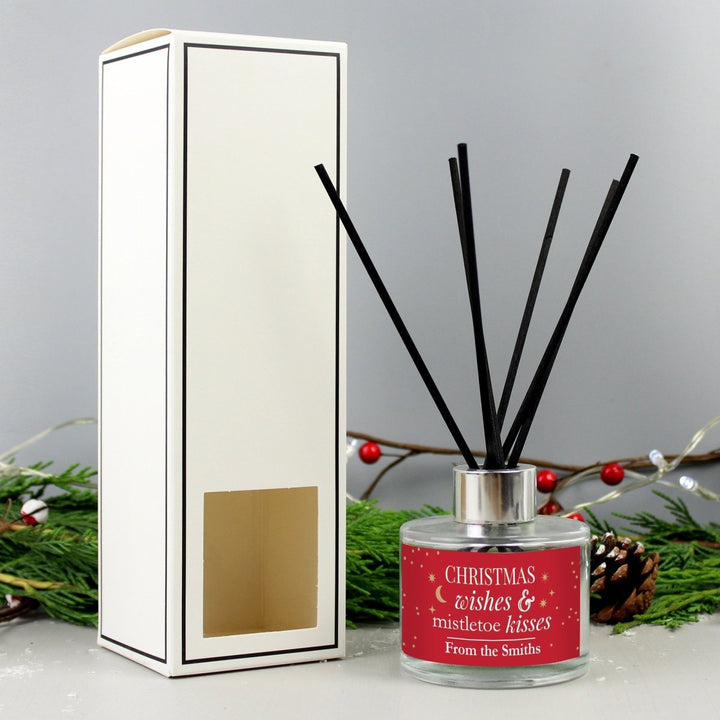 Â Personalised Christmas Wishes Reed Diffuser