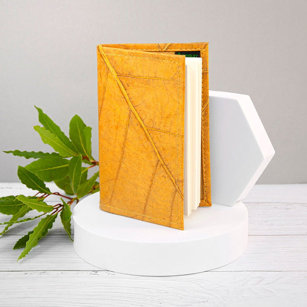 A6 Leaf Leather Notebook