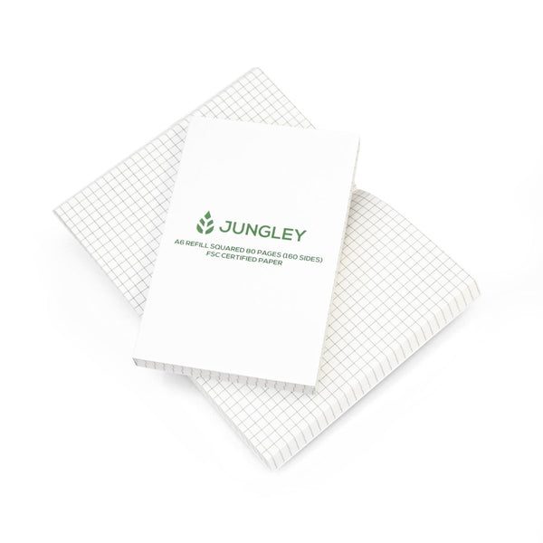 A6 Refill Notebook - Square - Pack of 2