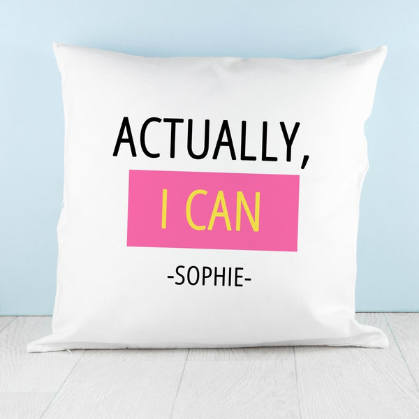 Actually I Can Cushion Cover