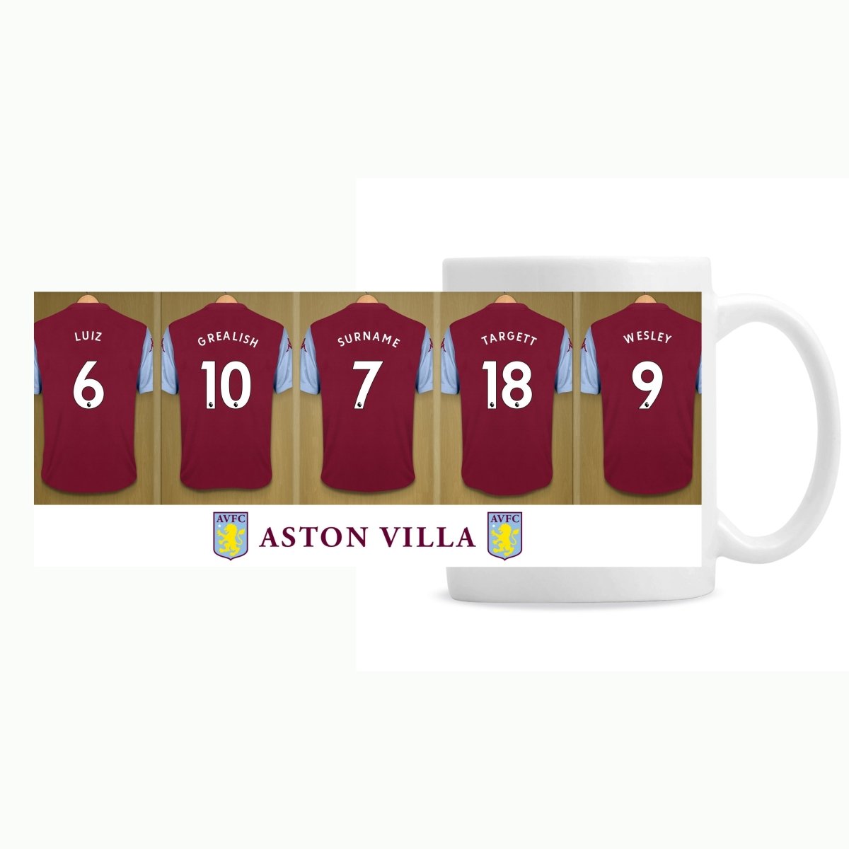 Aston Villa Football Club Dressing Room Mug