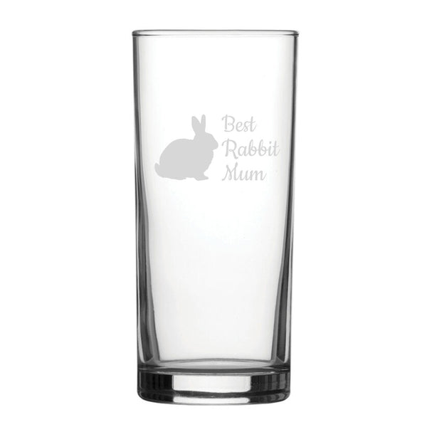 Best Rabbit Dad - Engraved Novelty Hiball Glass