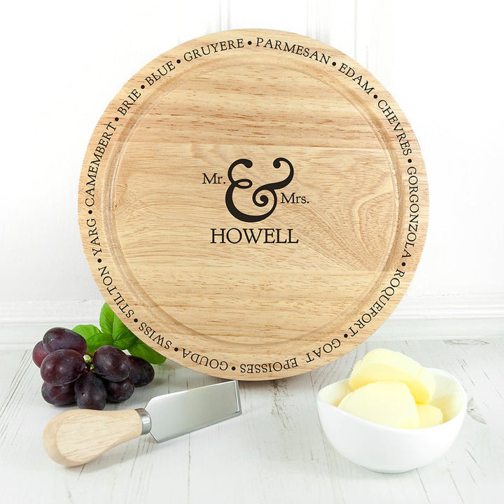 Connoisseur Mr and Mrs Cheese Board Set