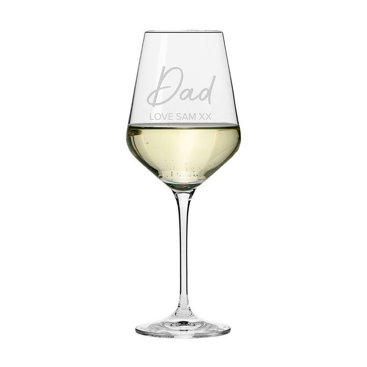 Dad's Personalised Wine Glass