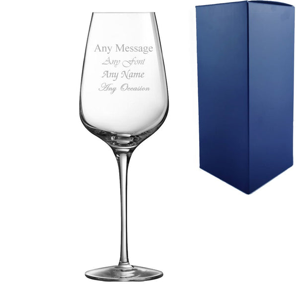 Engraved 12oz Sublym Wine Glass