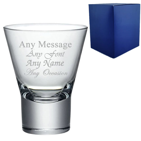 Engraved 150ml Ypsilon Dessert or Drinks Glass With Gift Box