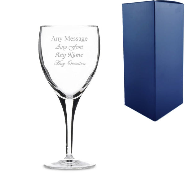 Engraved 190ml Michelangelo White Wine Glass With Gift Box