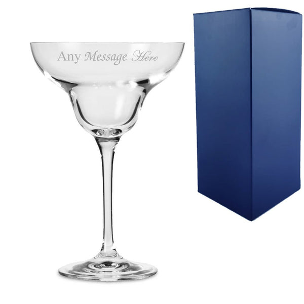 Engraved 270ml Infinity Cocktail Saucer With Gift Box