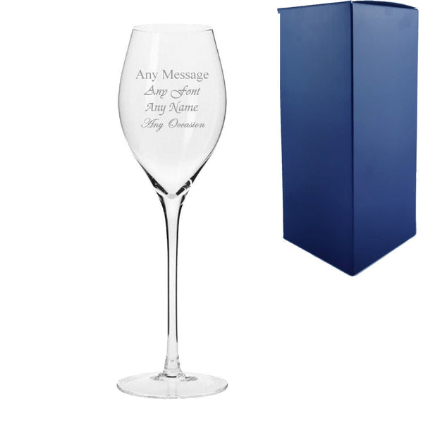 Engraved 280ml Infinity Prosecco Glass With Gift Box