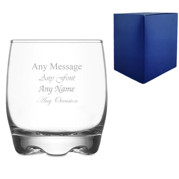 Engraved 290ml LAV Adora Whisky Glass With Gift Box
