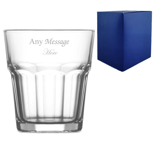 Engraved 305ml Aras Hiball Whiskey Glass With Gift Box