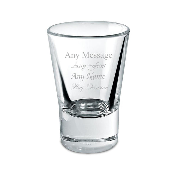 Engraved 35ml Conical Shot Glass
