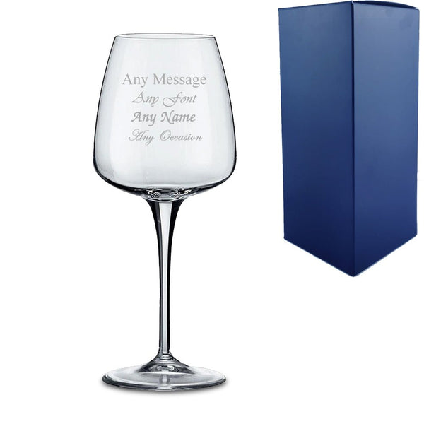 Engraved 520ml Aurum White Wine Glass With Gift Box