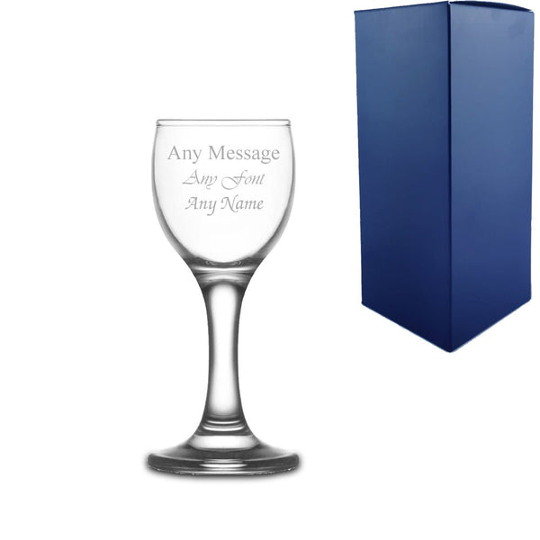 Engraved 55ml Misket Liqueur Glass With Gift Box