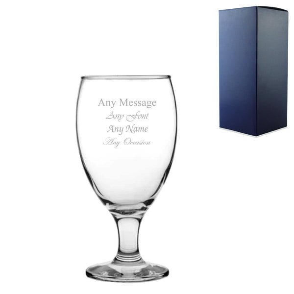 Engraved 590ml Classic Snifter Beer Glass with Gift Box