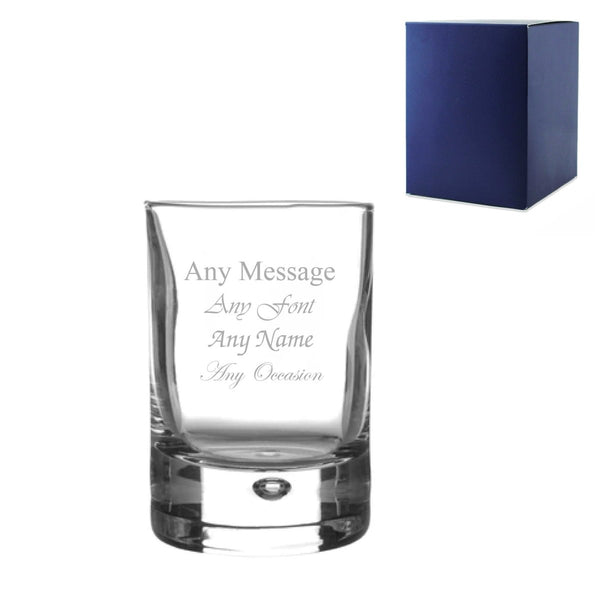 Engraved 65ml Bubble Shot Glass with Gift Box