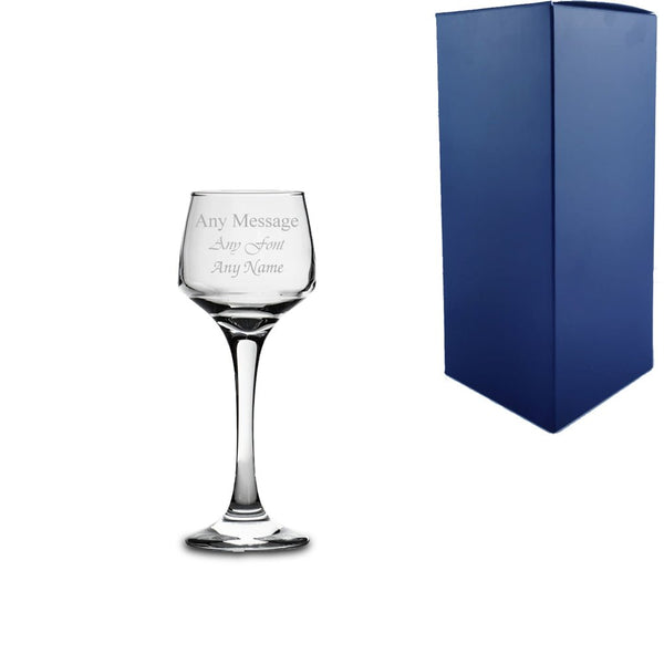 Engraved 80ml Classic Sherry Liqueur Glass With Gift Box