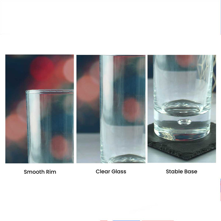 Engraved Bubble Hiball Glass Tumbler with Best Mum Ever Design