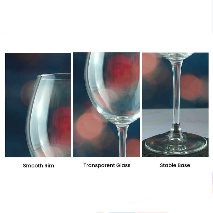 Engraved Enoteca Wine Glass with Flourish Birthday Design