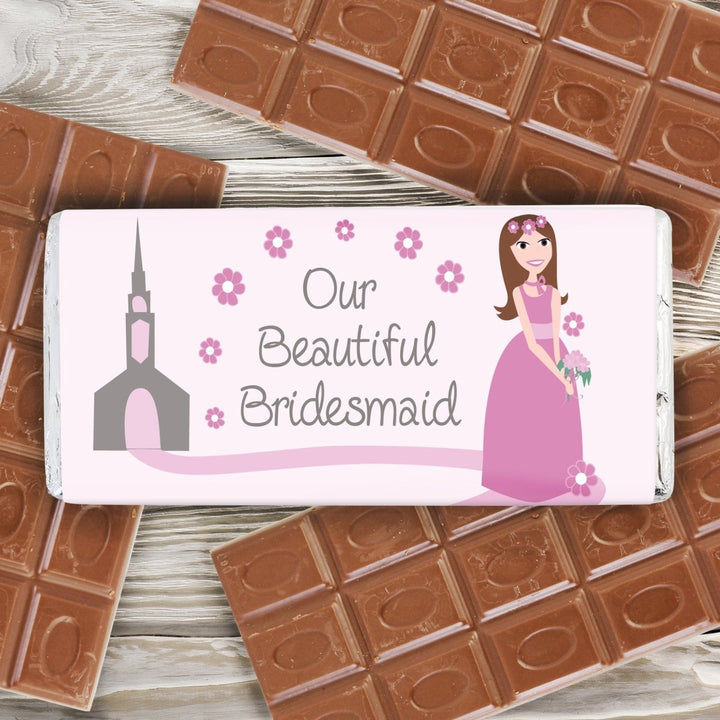 Fabulous Bridesmaid Milk Chocolate Bar