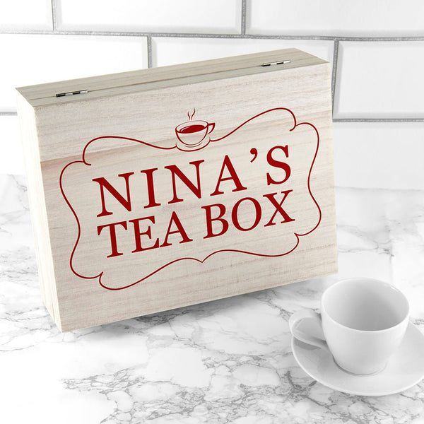'Love Chai' Tea Box With Name