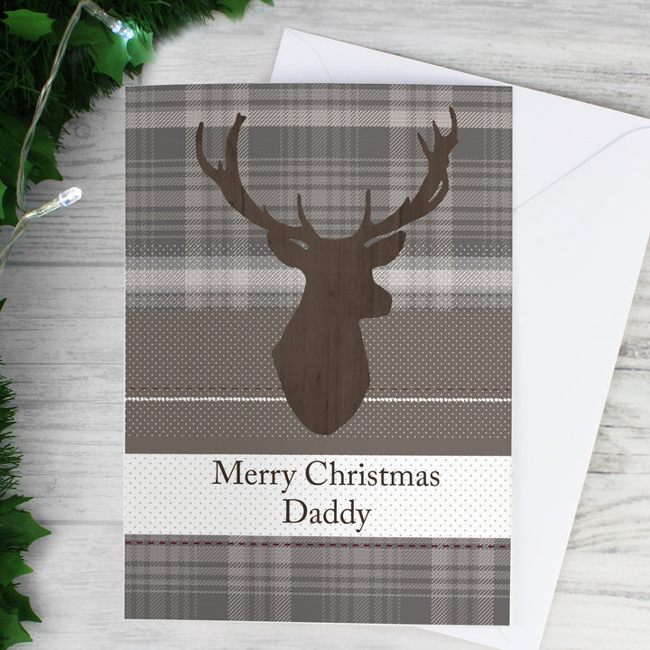 Personalised Highland Stag Card