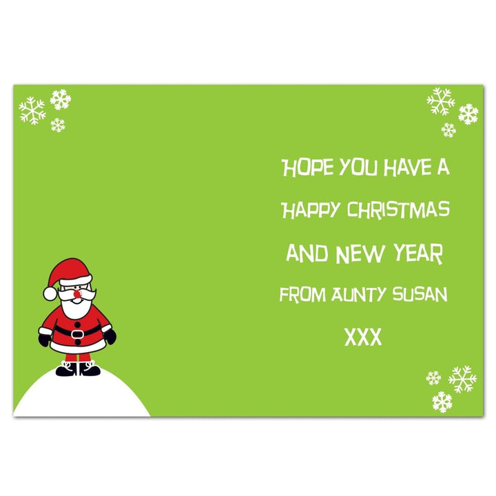 Personalised Santa Card