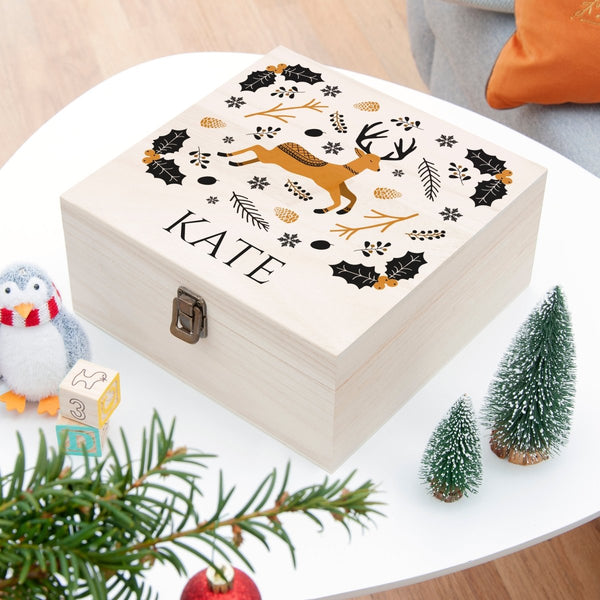 Personalised Scandi Deer Christmas Eve Box