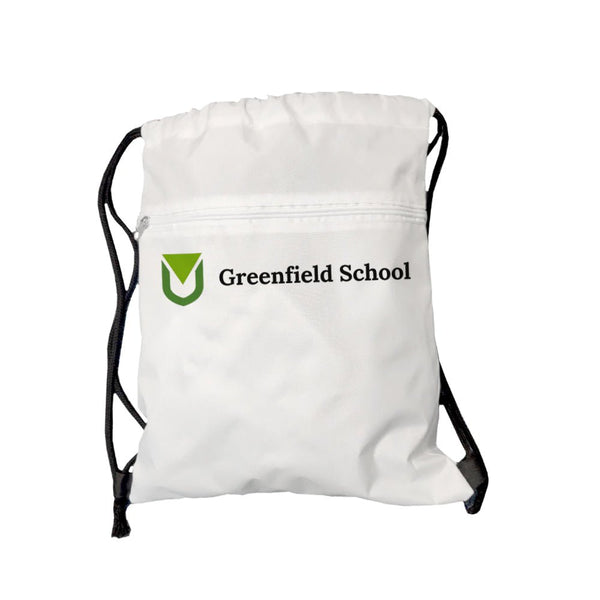 Personalised School Logo Drawstring Bag