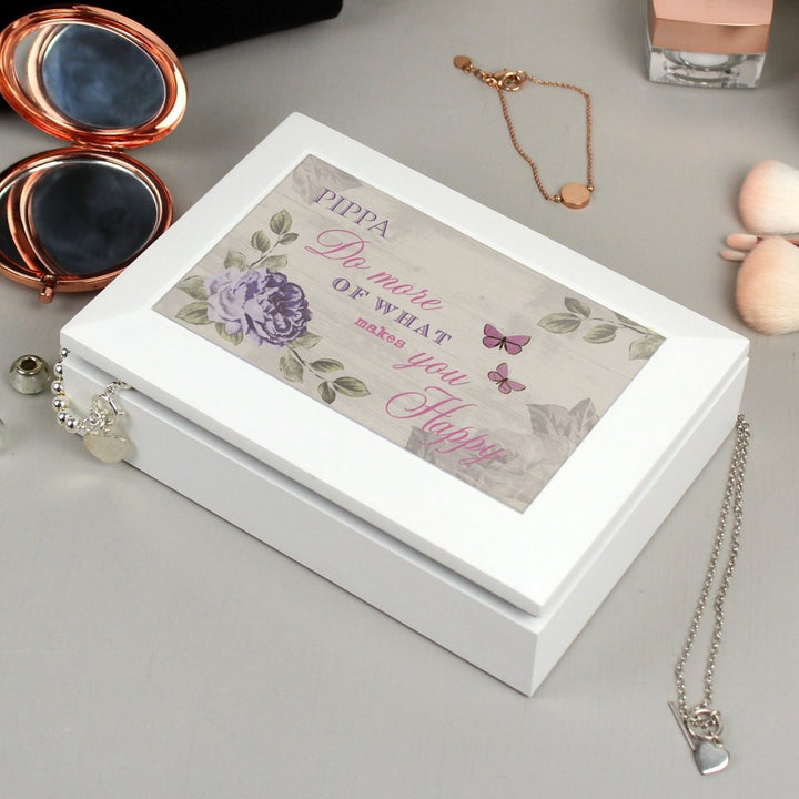 Personalised Secret Garden Jewellery Box