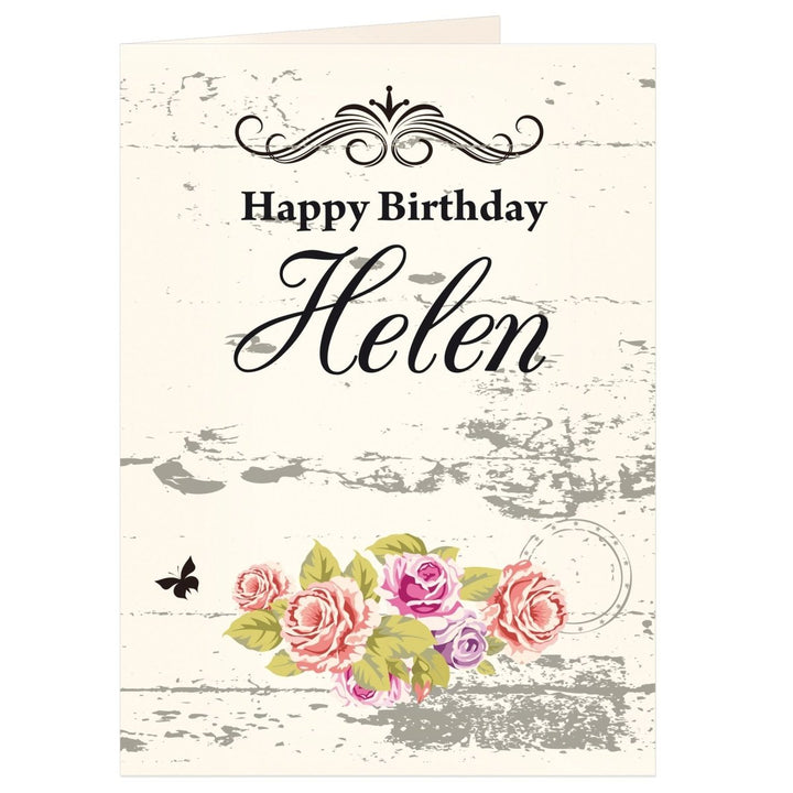 Personalised Shabby Chic Card